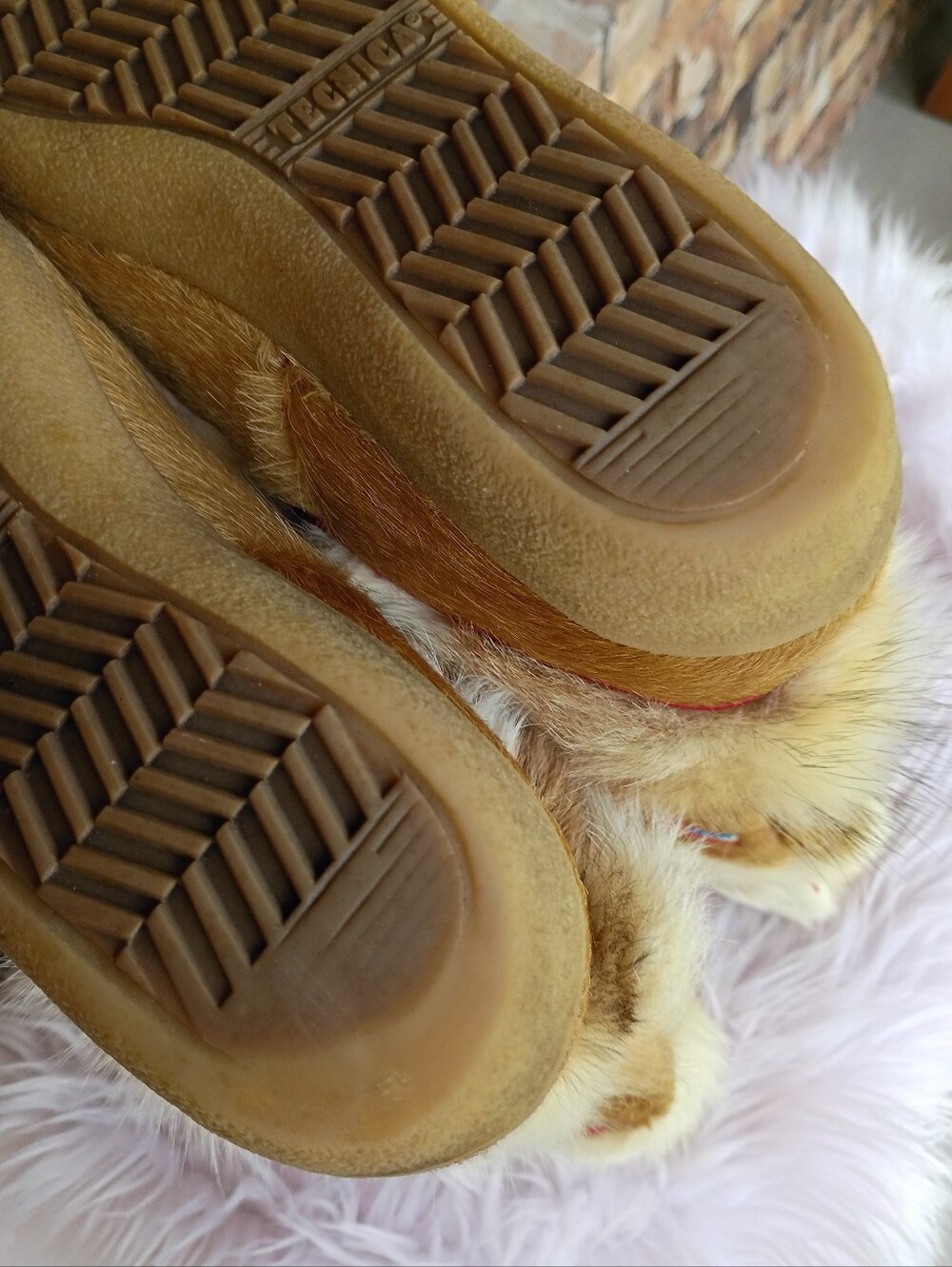 Tecnica Southwestern Apres Ski Goat Hair Fur Winter Snow Boots Made in Italy 42 - Picture 11 of 16